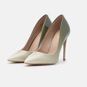 Aldo Stessy Green Ombré Stilettos